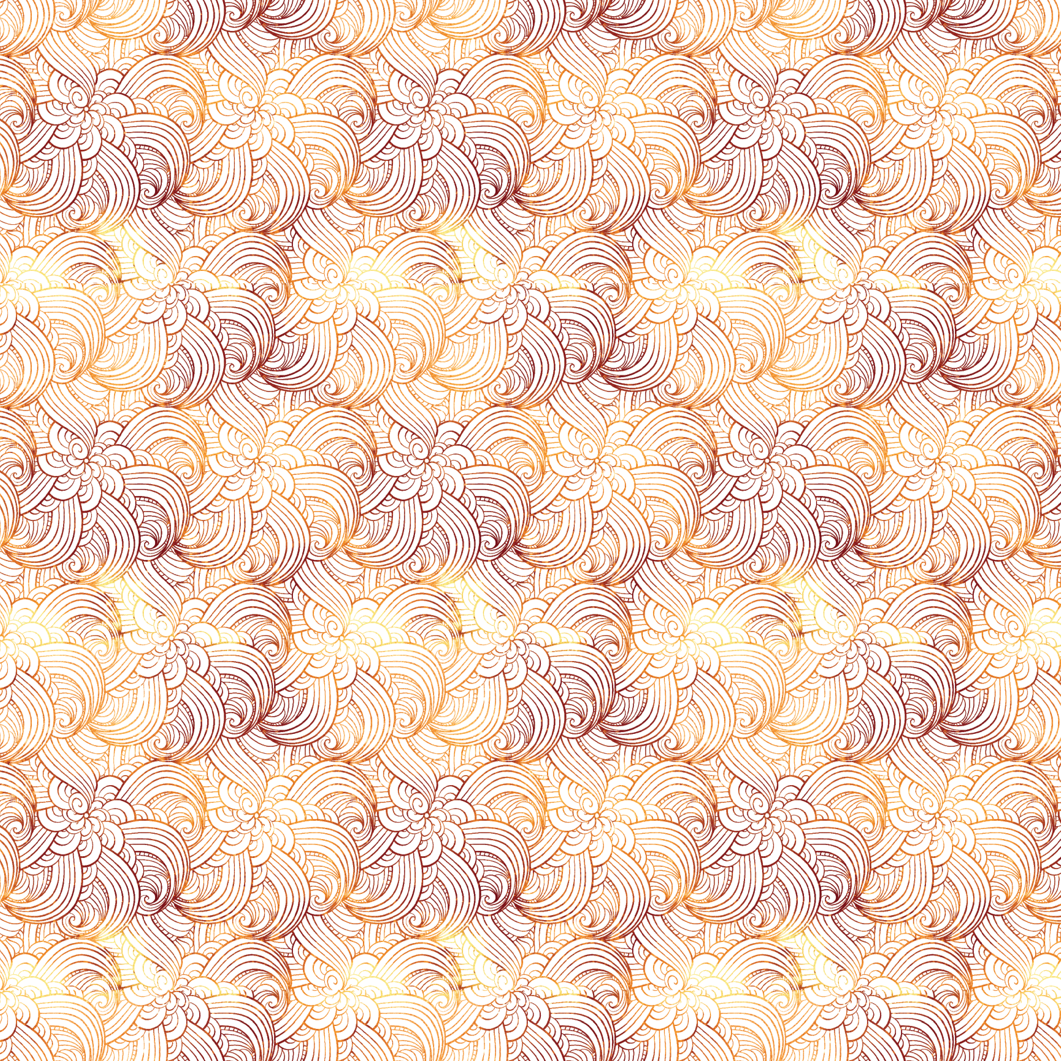 Golden Floral Waves Pattern Acrylic Sheets - CMB Pattern Acrylic